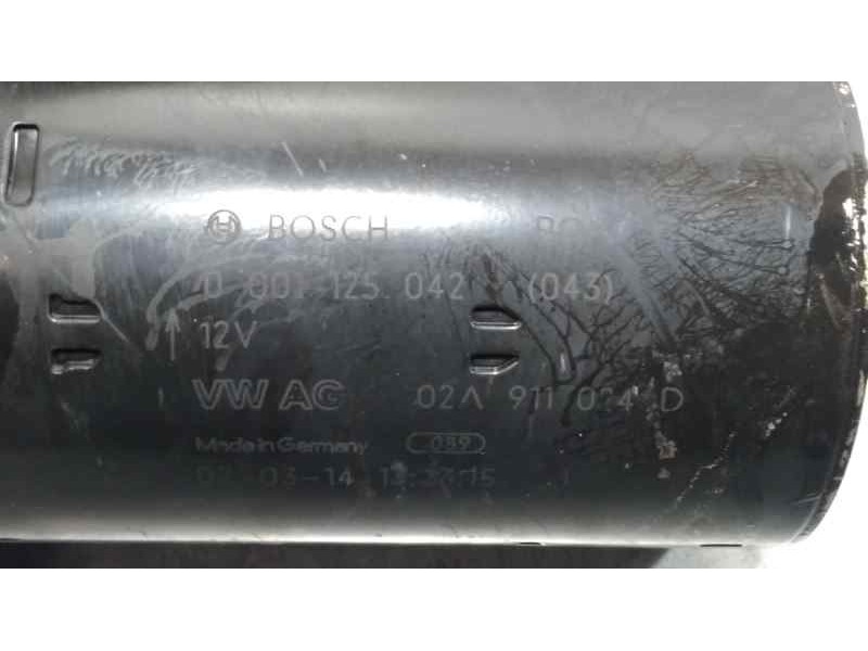 Recambio de motor arranque para seat toledo (1m2) select referencia OEM IAM 02A911024D 0001125042 BOSCH