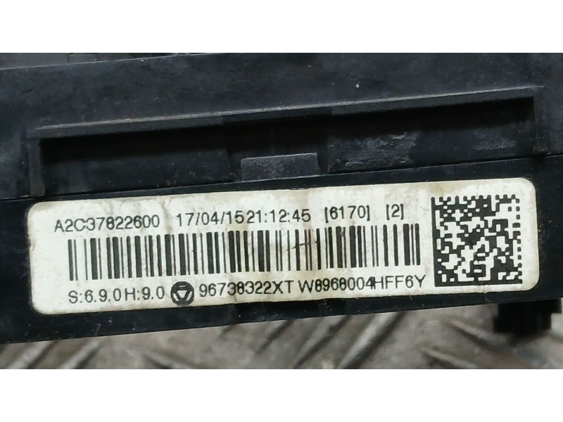 Recambio de mando climatizador para peugeot 3008 i monospace (0u_) 1.6 bluehdi 120 referencia OEM IAM 96738322XT  A2C37822600