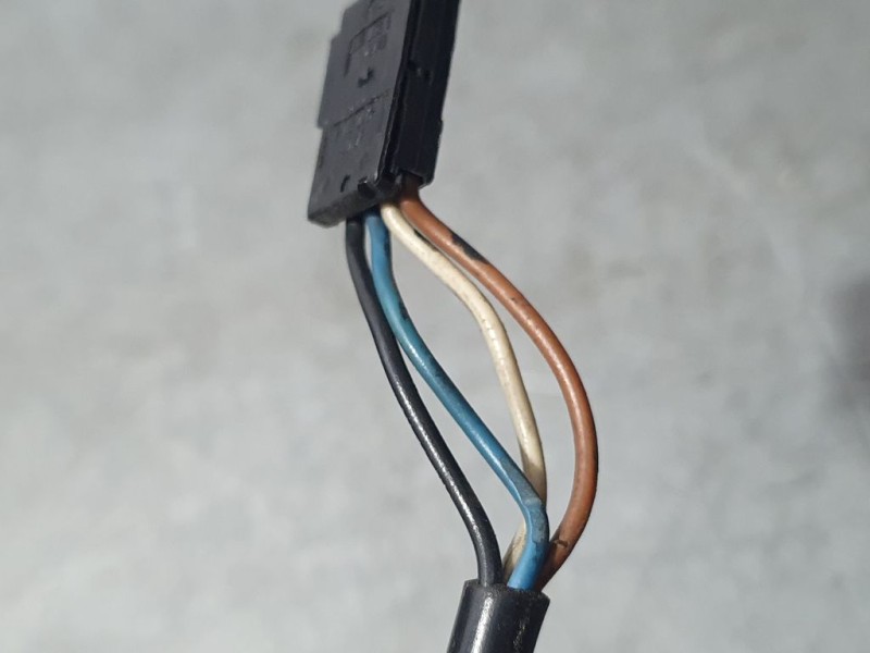 Recambio de retrovisor izquierdo para bmw serie 5 berlina (e34) 525tds referencia OEM IAM 51168137367  ELECTRICO 4 CABLES