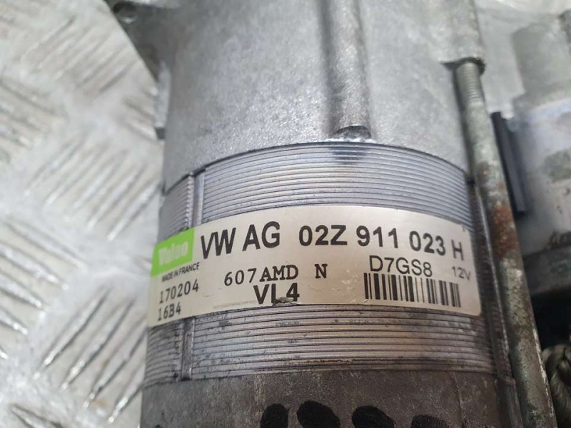 Recambio de motor arranque para volkswagen golf v berlina (1k1) trendline referencia OEM IAM 02Z911023H D7GS8 VALEO
