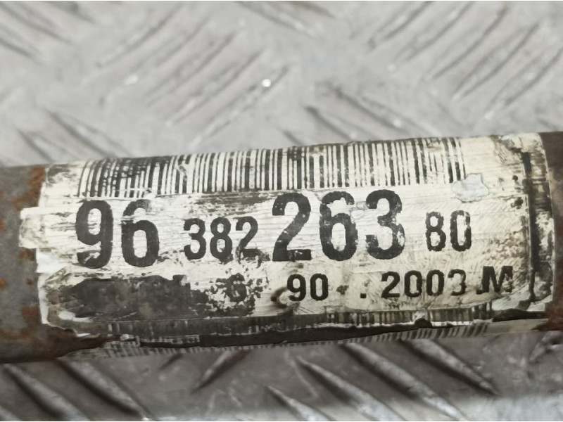 Recambio de transmision delantera derecha para citroën c3 1.4 hdi exclusive referencia OEM IAM 9638226380  