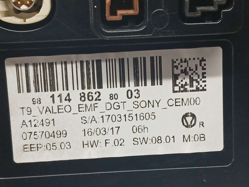 Recambio de sistema navegacion gps para peugeot 308 style referencia OEM IAM 9811486280 07570499 VALEO