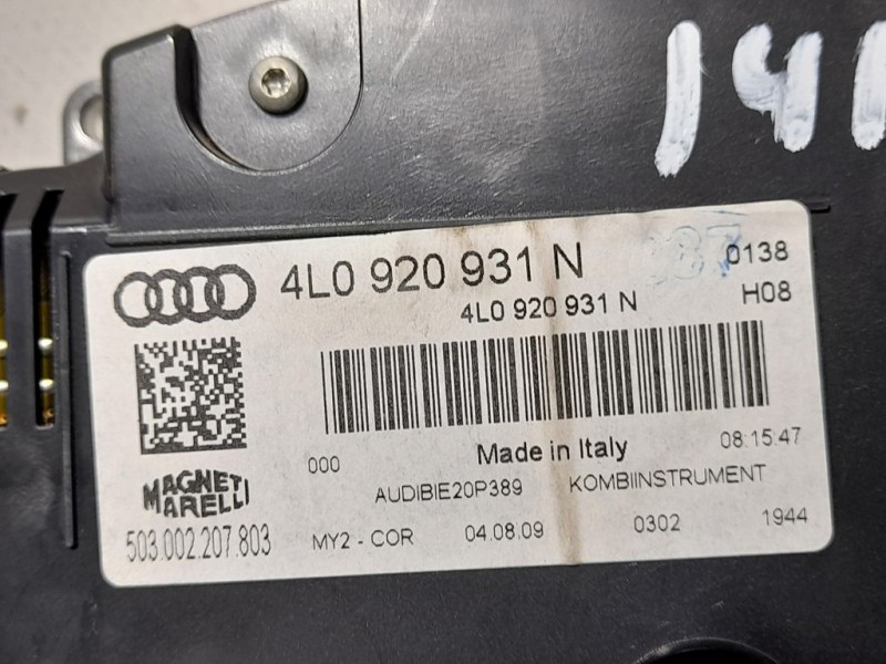 Recambio de cuadro instrumentos para audi q7 (4l) 3.0 tdi v6 advance quattro (176kw) referencia OEM IAM 4L0920931N 503002207803 