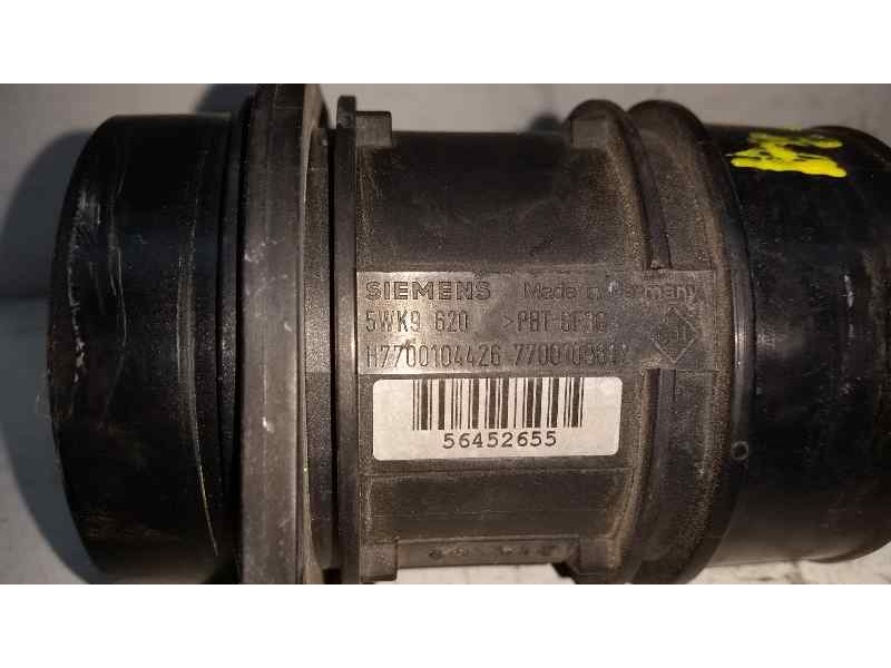 Recambio de caudalimetro para renault clio ii fase ii (b/cb0) alize referencia OEM IAM 5WK9620 7700109812 SIEMENS