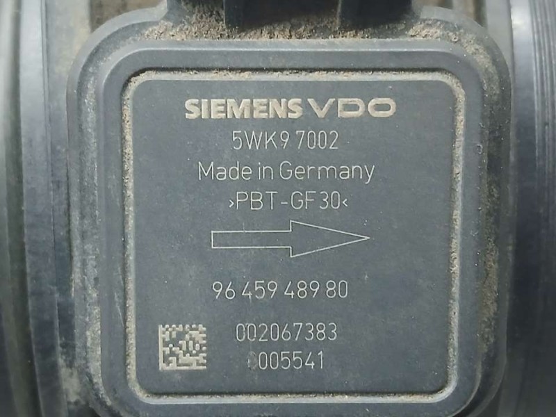 Recambio de caudalimetro para peugeot 4007 premium referencia OEM IAM 9645948980 5WK97002 SIEMENS VDO