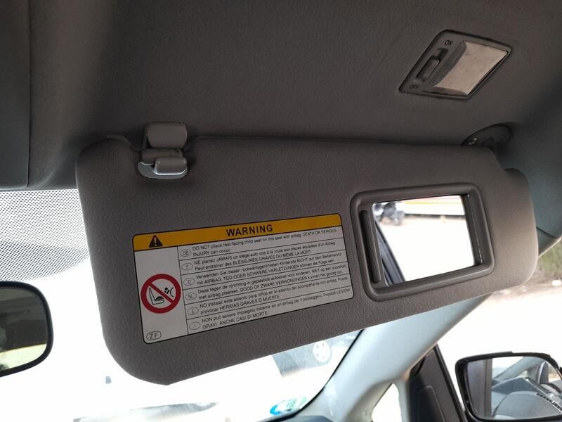 Recambio de parasol derecho para toyota prius (hw2) 1.5 hybrid (hw20) referencia OEM IAM 7431047130B3  