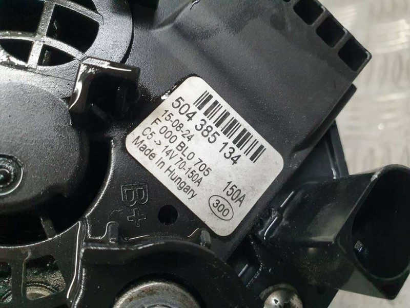 Recambio de alternador para fiat ducato furgón ta 30 (290) 130 (rs: 3450 mm) (l2h2) referencia OEM IAM 504385134 F000BL0705 