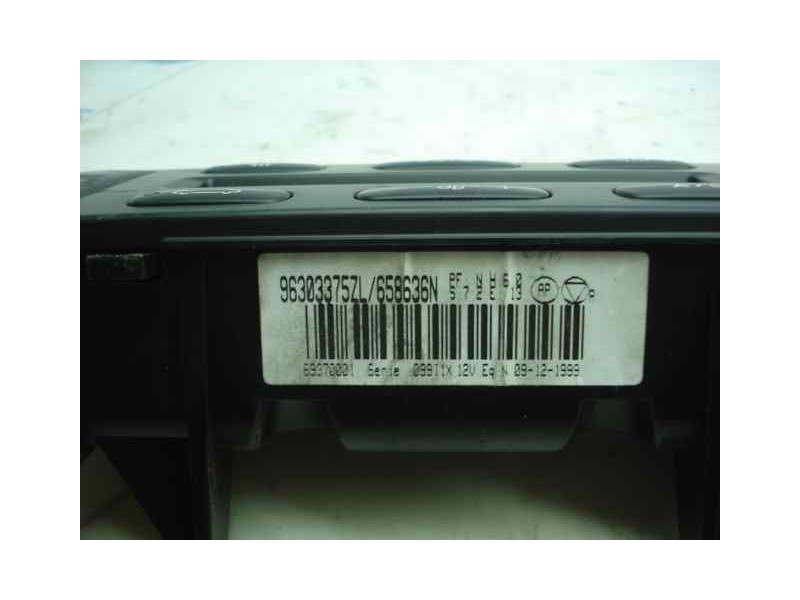 Recambio de mando climatizador para peugeot 406 berlina (s1/s2) st referencia OEM IAM 96303375ZL  