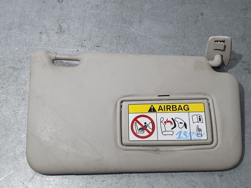 Recambio de parasol derecho para nissan micra v (k14) visia+ referencia OEM IAM 964005EF6A  