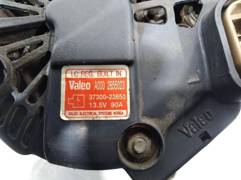 Recambio de alternador para hyundai getz (tb) basico referencia OEM IAM 3730022650 a0002655023 valeo