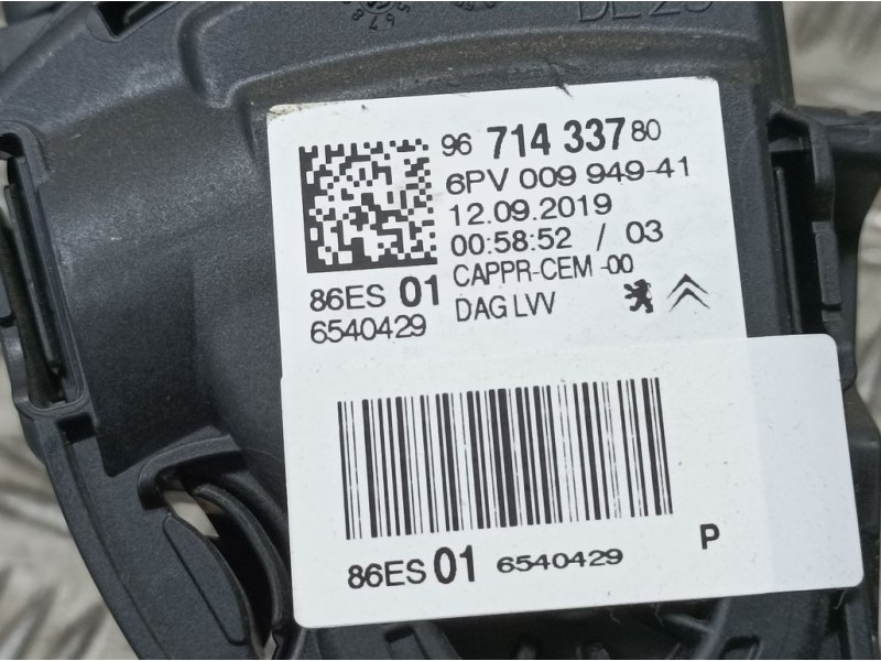 Recambio de potenciometro pedal para citroën c3 live referencia OEM IAM 9671433780 6PV00994941 