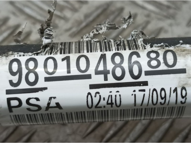 Recambio de transmision delantera derecha para citroën c3 live referencia OEM IAM 9801048680  