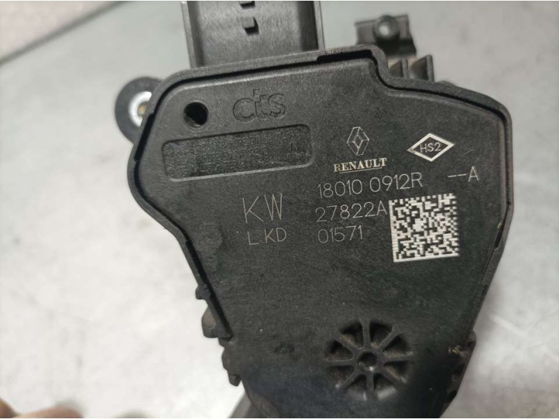 Recambio de potenciometro pedal para dacia sandero 1.0 tce 90 referencia OEM IAM 180100912R 27822A 