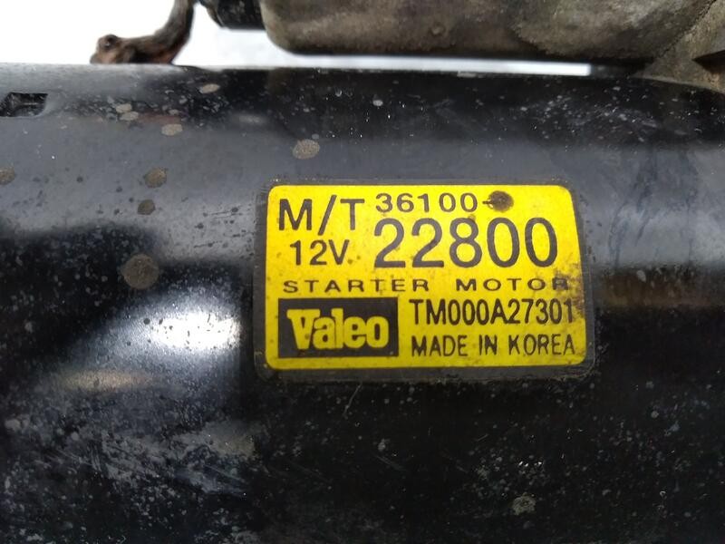 Recambio de motor arranque para hyundai getz (tb) basico referencia OEM IAM 3610022800 TM000A27301 VALEO