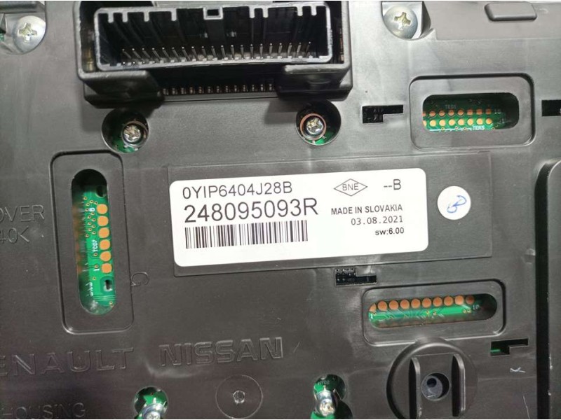 Recambio de cuadro instrumentos para renault clio v experience referencia OEM IAM 248095093R  