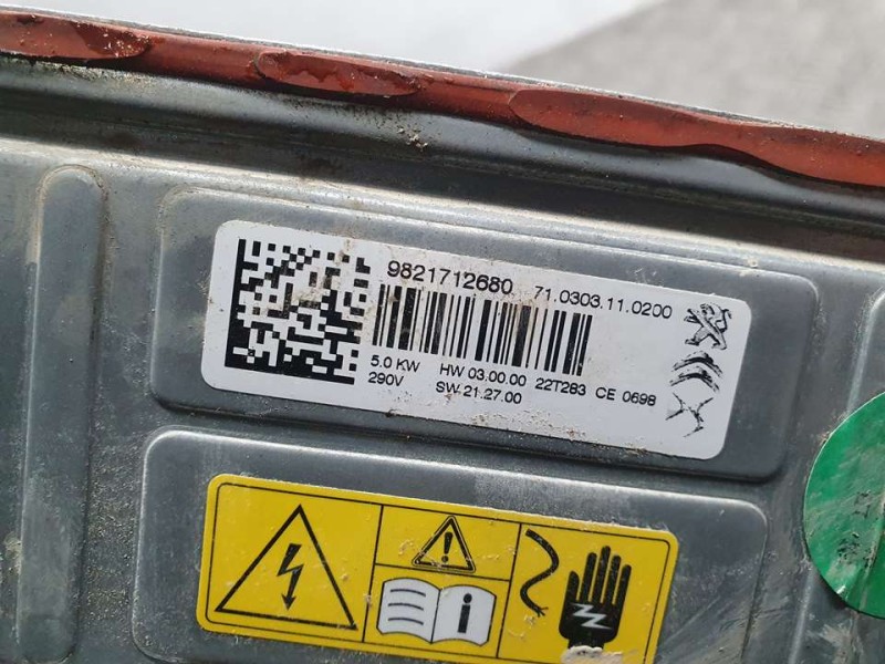 Recambio de modulo electronico para peugeot 508 gt line referencia OEM IAM 9821712680  MODULO CALENTAMIENTO AGUA