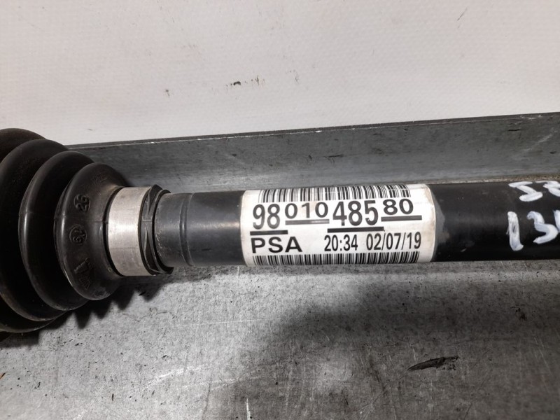 Recambio de transmision delantera izquierda para citroën c3 shine referencia OEM IAM 9801048580  