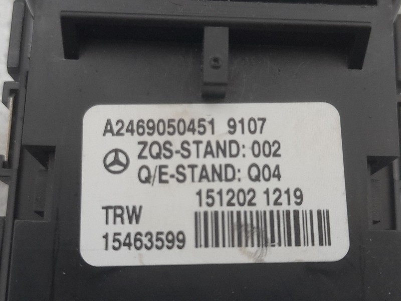 Recambio de palanca freno de mano para mercedes-benz clase gla (w156) gla 200 (156.943) referencia OEM IAM A2469050451  