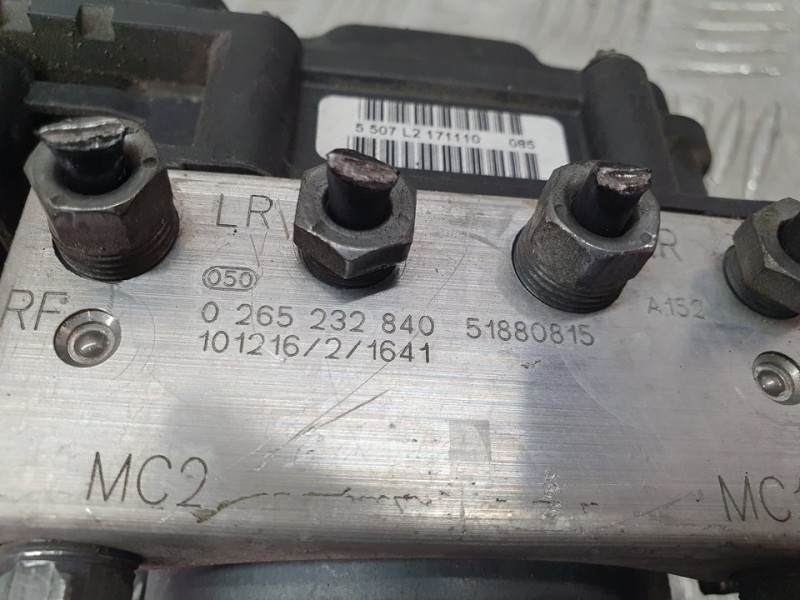 Recambio de abs para fiat nuova 500 (150) pop referencia OEM IAM 51880815 0265232840 BOSCH