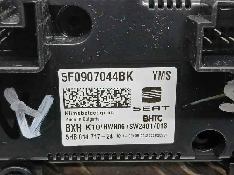 Recambio de mando climatizador para seat leon (5f1) style visio edition referencia OEM IAM 5F0907044BK 5HB01471724 
