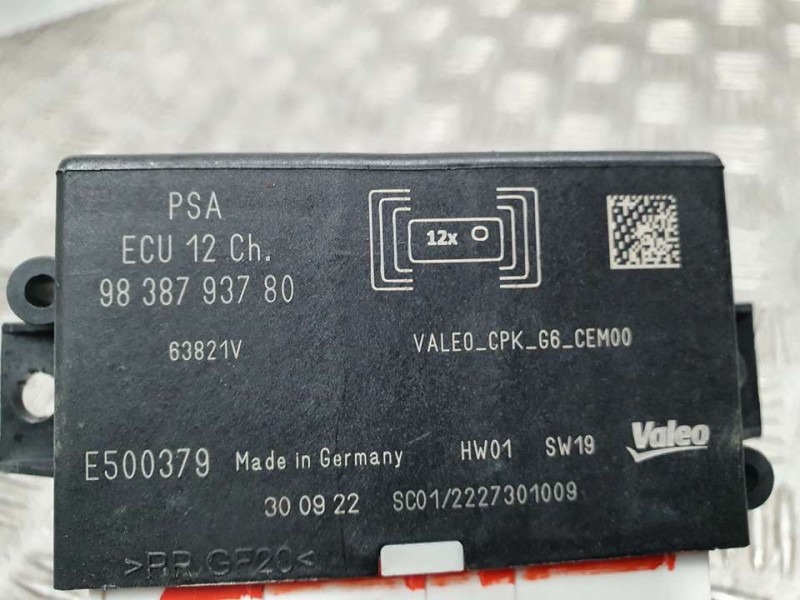 Recambio de modulo electronico para peugeot 508 gt line referencia OEM IAM 9838793780 VALEO 