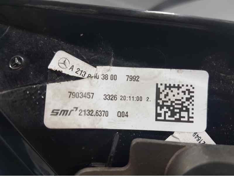 Recambio de retrovisor derecho para mercedes-benz clase e lim. (w213) e 200 d (213.013) referencia OEM IAM A2138103800 3 CLAVIJA