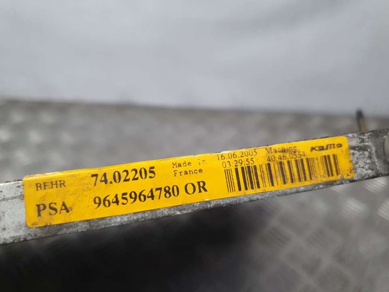 Recambio de condensador / radiador aire acondicionado para citroën xsara picasso 1.6 hdi 110 exclusive referencia OEM IAM 964596