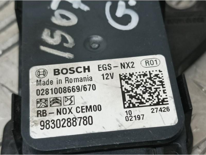 Recambio de sonda lambda para peugeot rifter acristalada referencia OEM IAM 9830288780 0281008669670 BOSCH