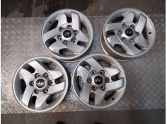 JUEGO LLANTAS ALUMINIO 7X16 6 TORN ALUMINIO ROZADAS