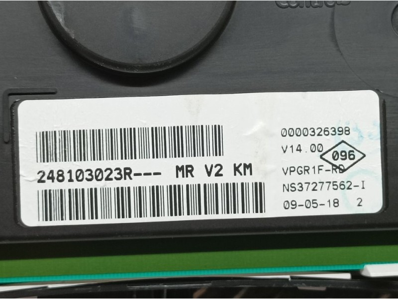 Recambio de cuadro instrumentos para dacia sandero comfort referencia OEM IAM 248103023R NS37277562I JOHNSON CONTROLS