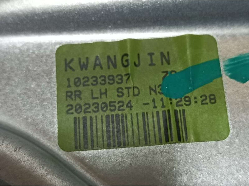 Recambio de elevalunas trasero izquierdo para mg zs 1.5 vti referencia OEM IAM 558LG3623 10233937 ELECTRICO 2 PINS