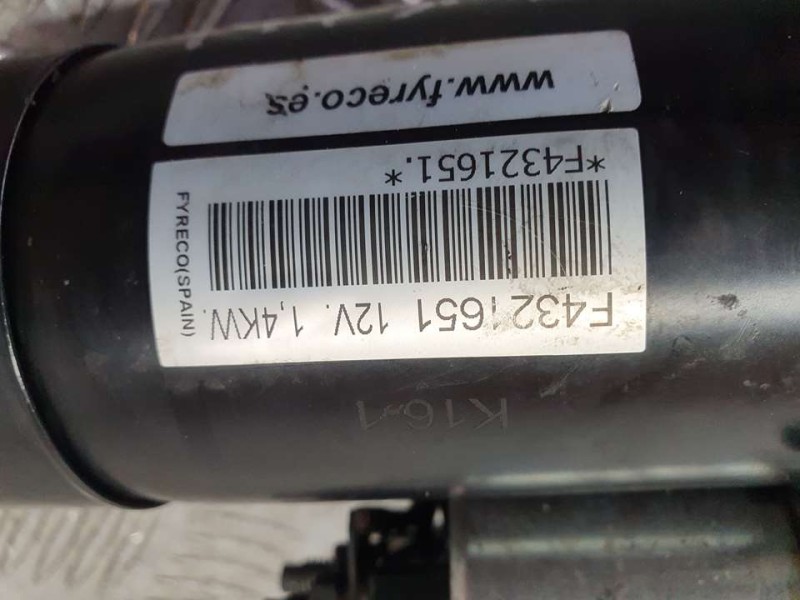Recambio de motor arranque para citroën xsara picasso 1.6 hdi 110 exclusive referencia OEM IAM F4321651  