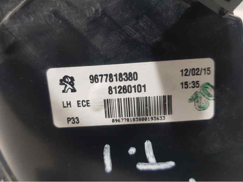 Recambio de piloto trasero izquierdo para peugeot 308 style referencia OEM IAM 9677818380 81260101 INTERIOR , ROZADO