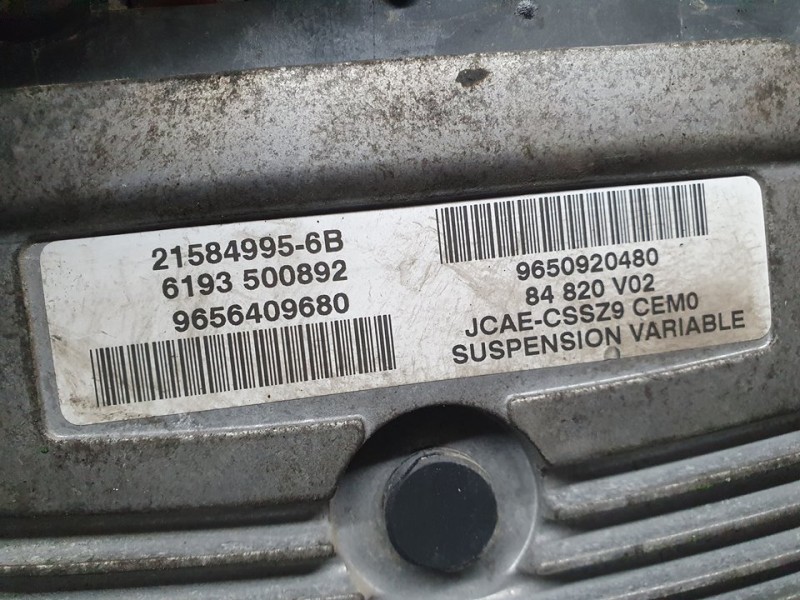 Recambio de centralita suspension para peugeot 607 (s2) titanio pack referencia OEM IAM 9656409680 215849956B 