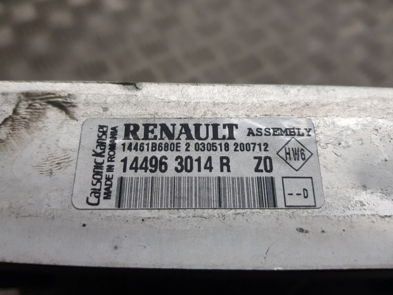 Recambio de intercooler para dacia sandero comfort referencia OEM IAM 144963014R 14461B680E CALSONIC KANSEI