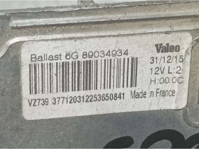 Recambio de centralita faro para ds 4 style referencia OEM IAM 89034934  VALEO