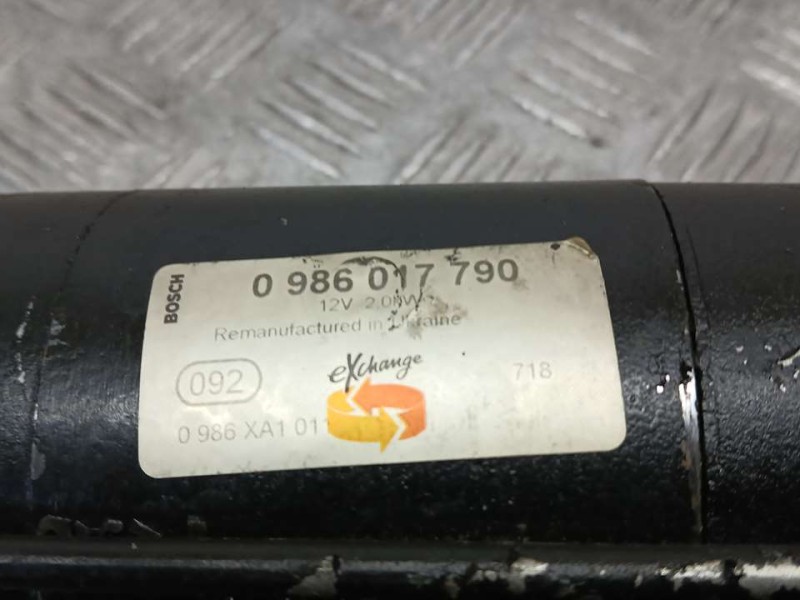 Recambio de motor arranque para fiat doblo cargo (223) 1.9 jtd sx furg. panorama referencia OEM IAM 51832954 0986017790 BOSCH