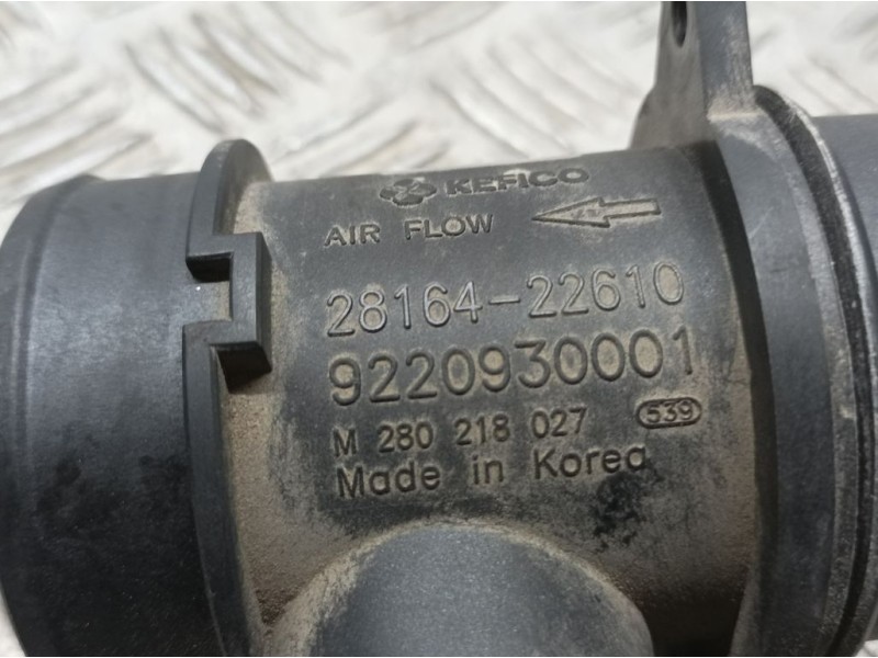Recambio de caudalimetro para hyundai accent (lc) gl 5p referencia OEM IAM 2816422610 922093001 KEFICO