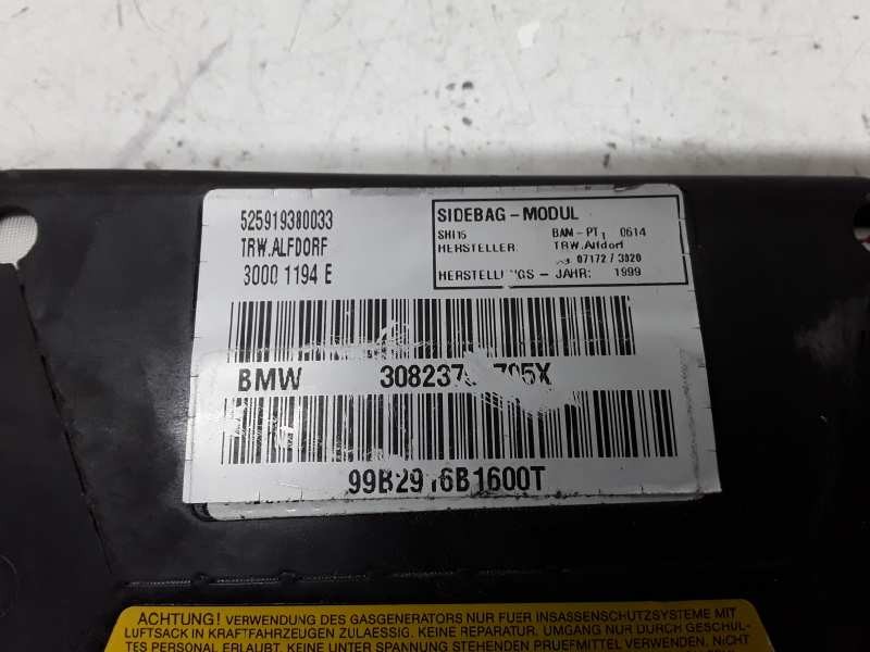 Recambio de airbag lateral izquierdo para bmw serie 3 compacto (e36) 318tds referencia OEM IAM 30001194E  