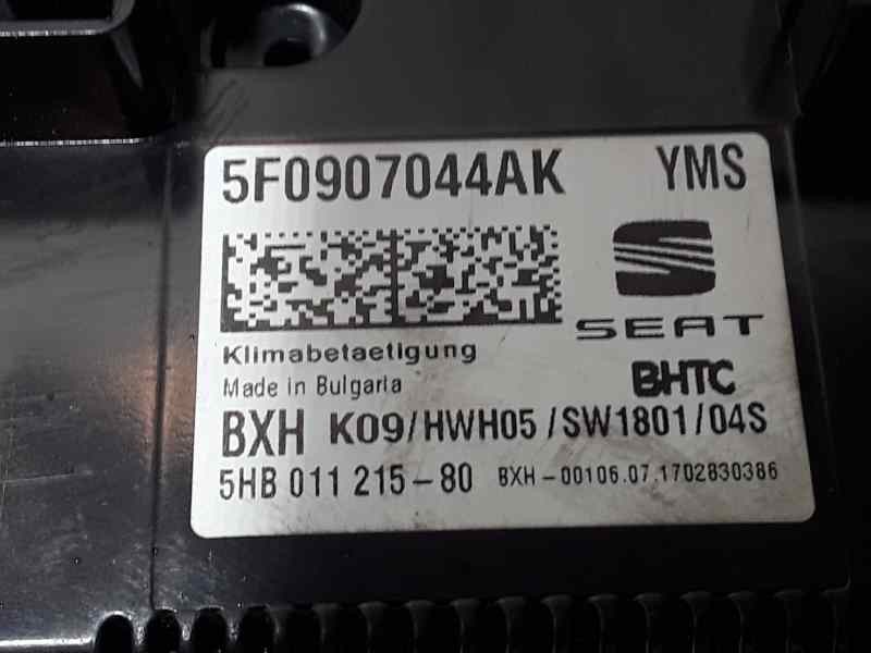Recambio de mando climatizador para seat leon (5f1) fr referencia OEM IAM 5F0907044AK 5HB01121580 