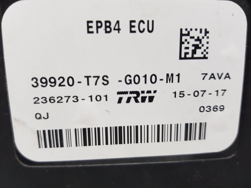 Recambio de modulo electronico para honda hr-v (..) elegance referencia OEM IAM 39920T7SG010M1 236273101 TRW