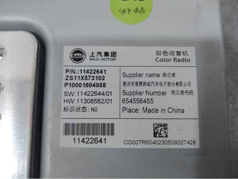 Recambio de sistema navegacion gps para mg zs 1.5 vti referencia OEM IAM ZS11X573102  C/ MANDO CLIMATIZADOR