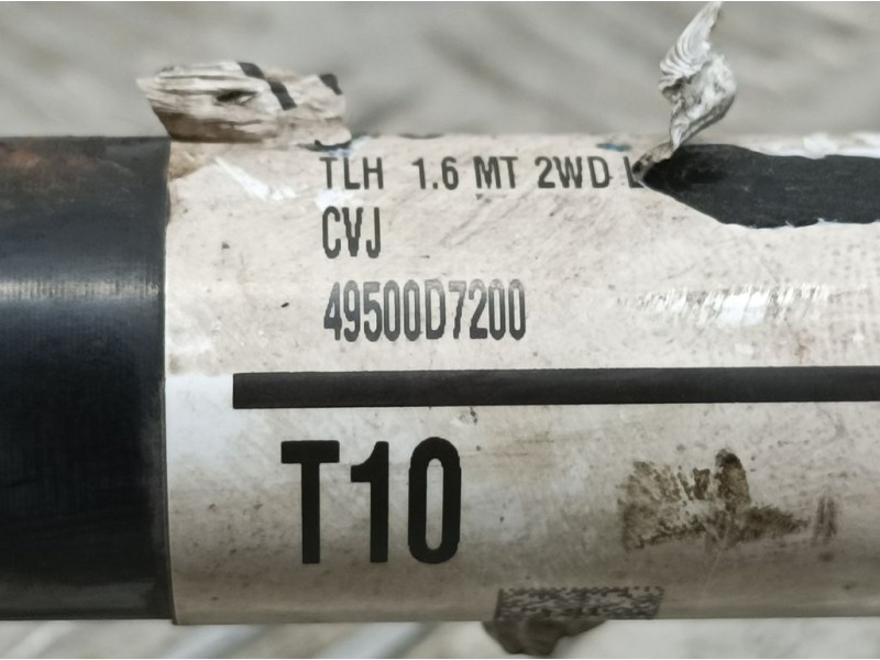 Recambio de transmision delantera izquierda para hyundai tucson n-line lite 2wd referencia OEM IAM 49500D7200  