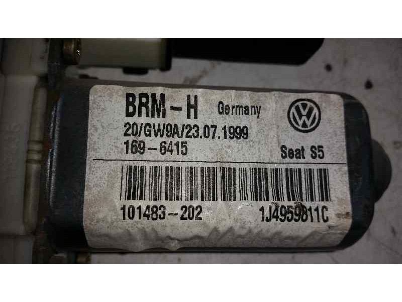 Recambio de motor elevalunas trasero izquierdo para seat toledo (1m2) signo referencia OEM IAM  18 PINS ELECTRICO