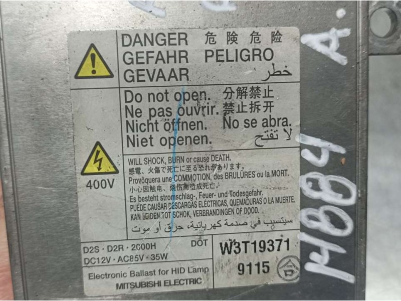 Recambio de centralita faros xenon para honda accord berlina (cu) luxury referencia OEM IAM W3T193719115  