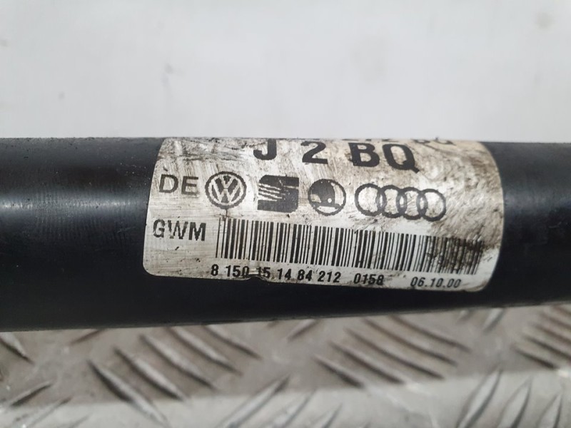 Recambio de transmision delantera derecha para audi a4 berlina (b5) 1.9 tdi referencia OEM IAM 8D0407272BQ 8150151484212 