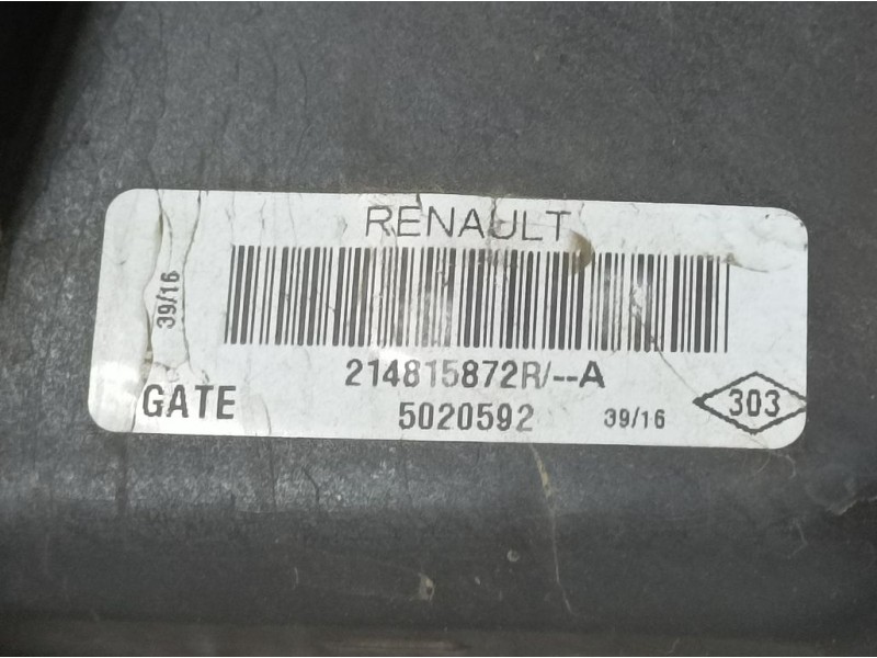Recambio de electroventilador para renault master kasten l2h2 hka 3,5t doble cabina referencia OEM IAM 214815872R 5020592 GATE
