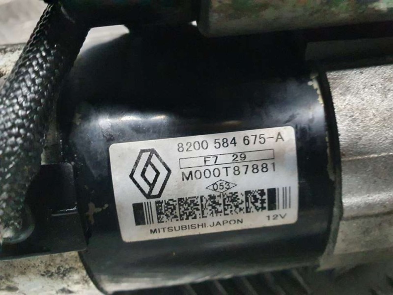 Recambio de motor arranque para nissan qashqai (j10) acenta referencia OEM IAM 8200584675A M000T87881 MITSUBISHI