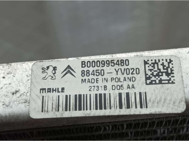 Recambio de condensador / radiador aire acondicionado para toyota aygo kgb40(hb)/kgb40l business referencia OEM IAM 88450YV020 B