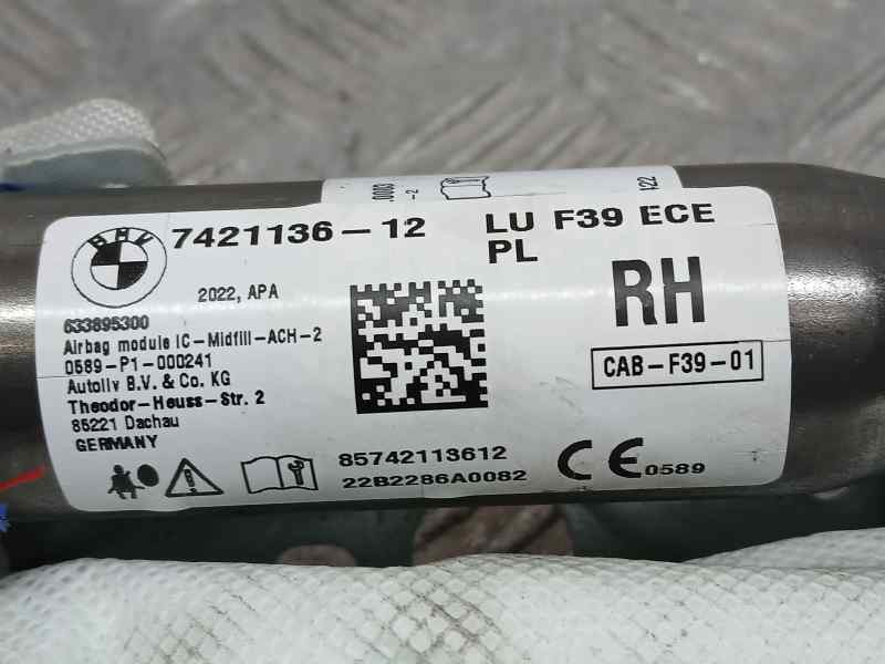 Recambio de airbag cortina delantero derecho para bmw x2 (f39) sdrive18d referencia OEM IAM 7421136 85742113613 AUTOLIV